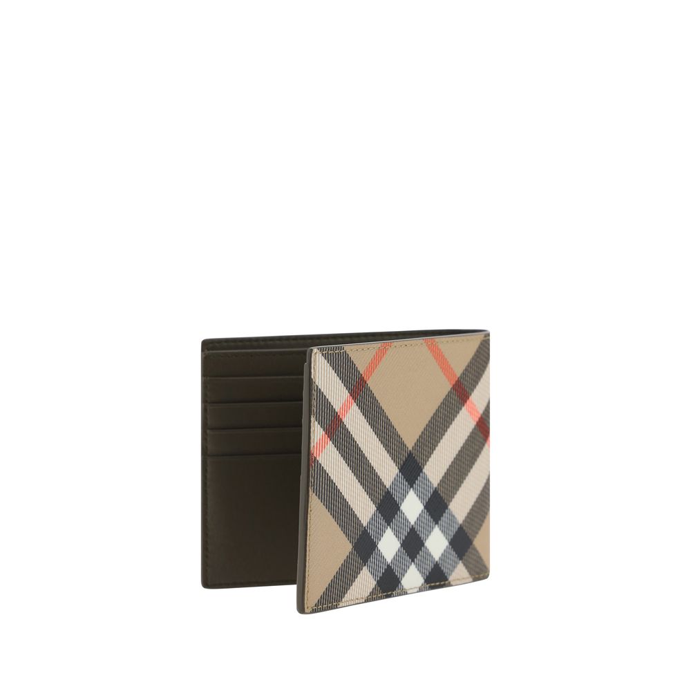 Beige Calf Leather Bos Taurus Wallet