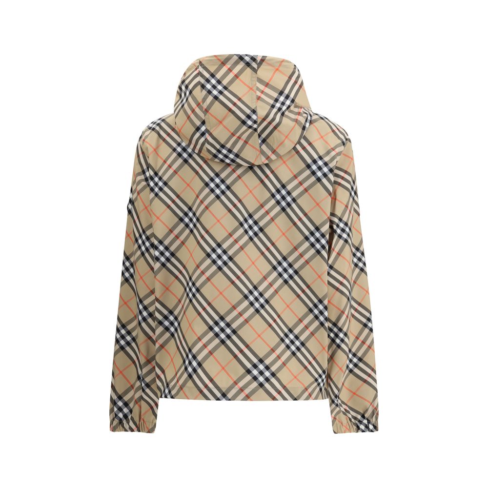 Beige Polyester Shell Jacket