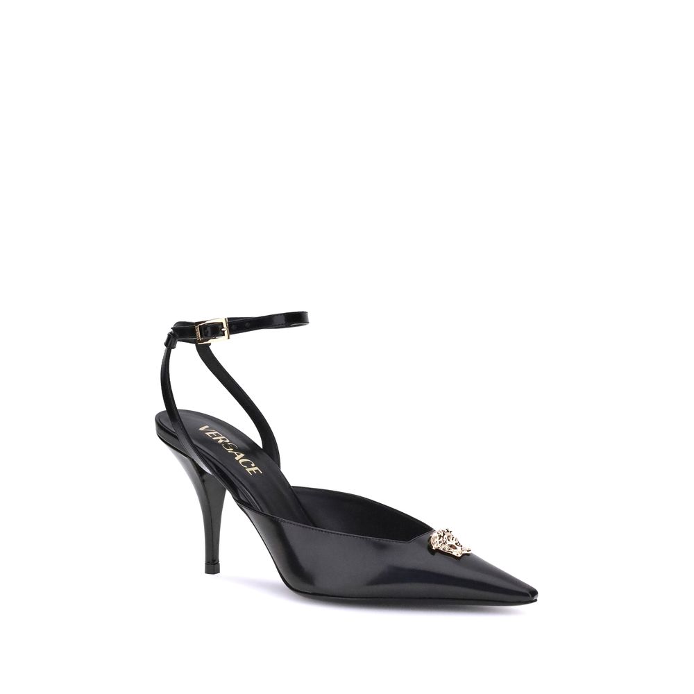 Black Calf Leather Bos Taurus Pumps
