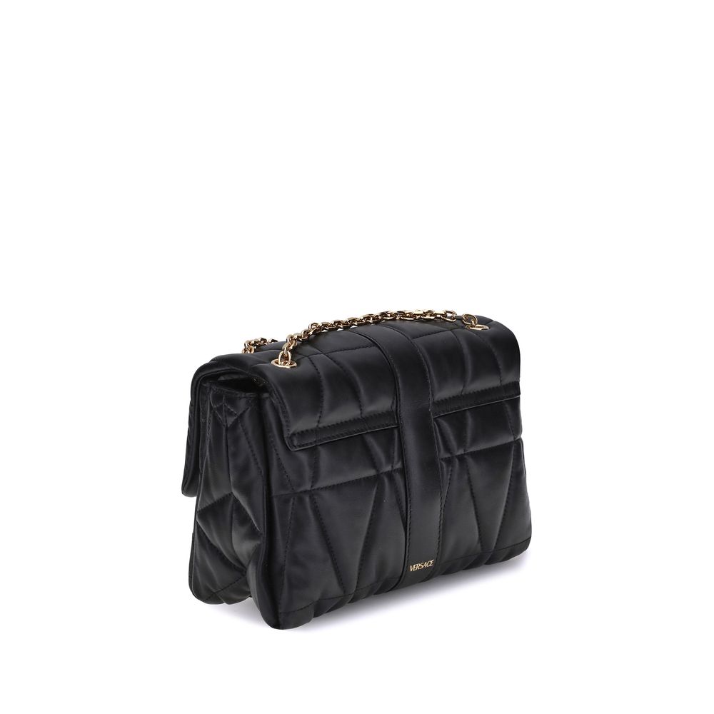 Black Calf Leather Bos Taurus Shoulder Bag