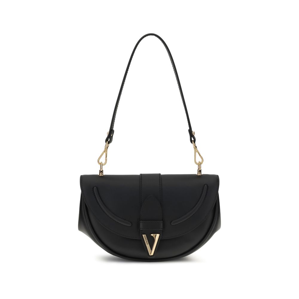 Black Calf Leather Bos Taurus Shoulder Bag