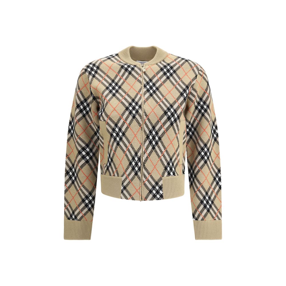 Beige Wool Cardigan