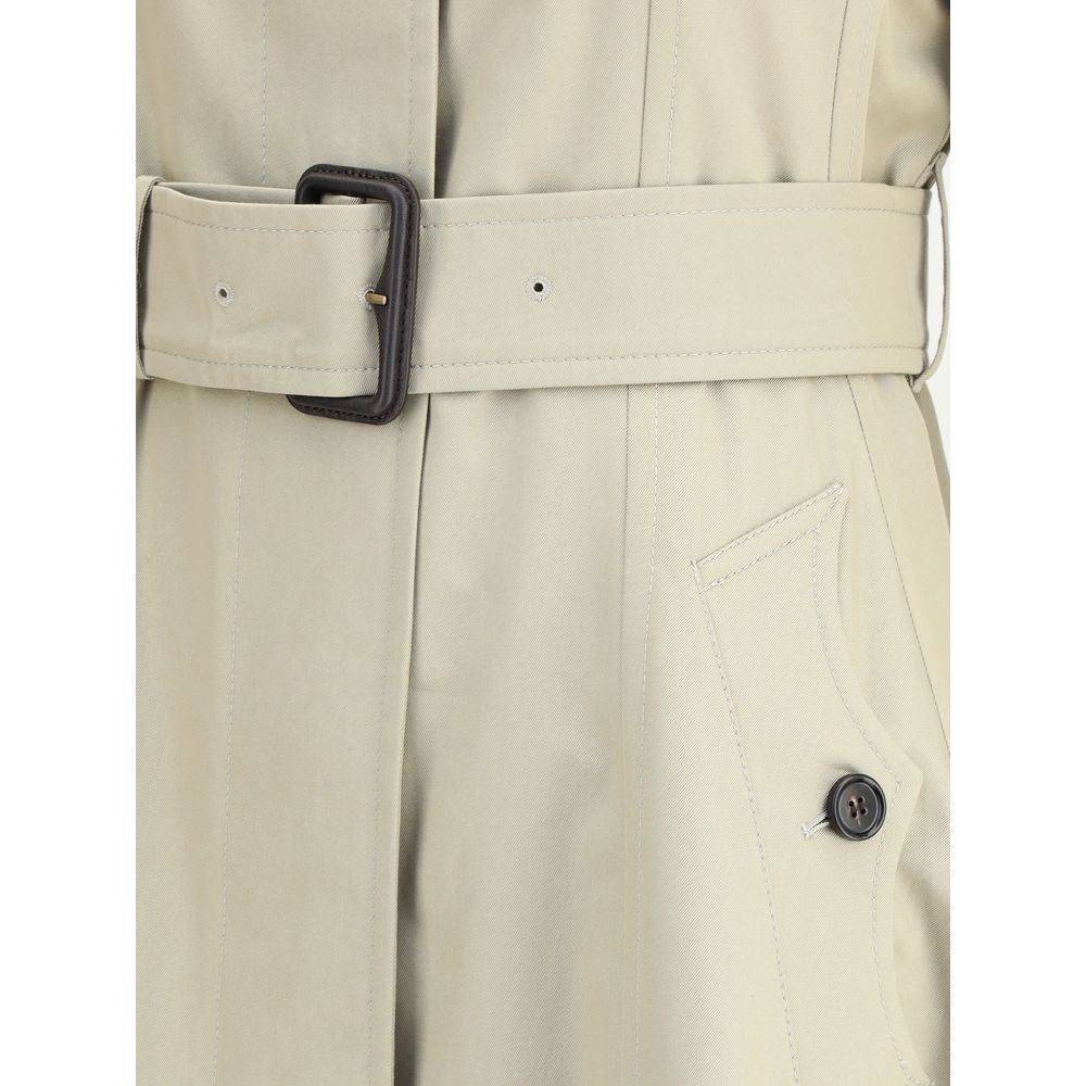 Beige Cotton Coat