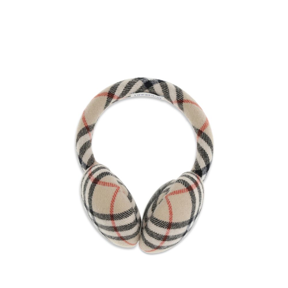 Beige Wool Ear Muffs