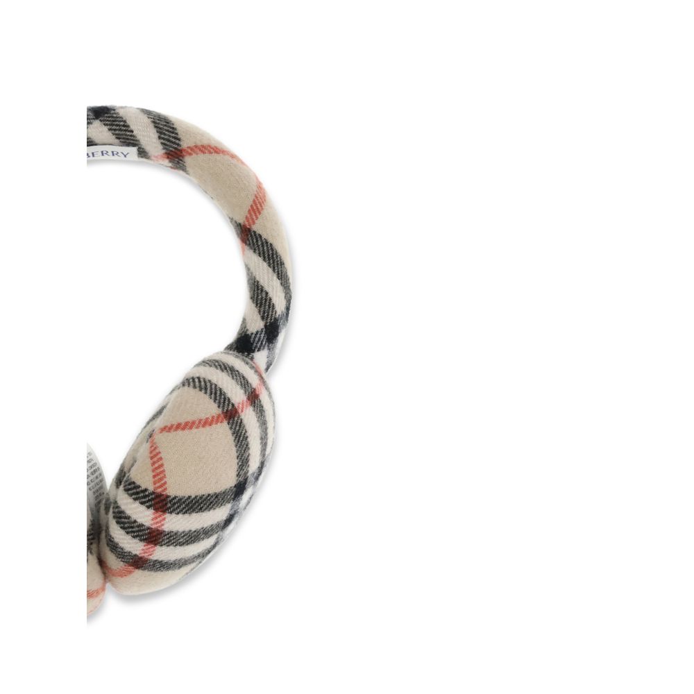 Beige Wool Ear Muffs